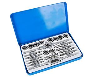 Juego de troqueles de grifo industriales, caja de hierro, suministros de Hardware, 24 Uds.
