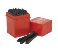 Juego De Troqueles De Letras Y Números Sealey 36 Piezas 2.5 Mm AK8296