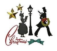 Juego de troqueles Sizzix Thinlits 9PK Vault Series: Navidad 2021 de Tim Holtz, 665584