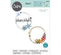 Juego de troqueles Sizzix Thinlits, corona de invierno, paquete de 15 por Lisa Jones | 666026 | Capítulo 4 2022