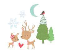 Juego de troqueles Sizzix Thinlits, Hello Deer de Sizzix, 12 troqueles para cortar metal