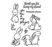 Juego de troqueles y sellos para hacer tarjetas Take My Hand, Thank You for Being My Friend, Because of You, Words Phrase Clear Rubber Stamp Cooperating Metal Cutting Troquel Template Die Cuts