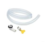 Juego de tubos de drenaje portátiles de 90 cm, manguera flexible con adaptador para extracción de condensado de sistema dividido (traje de 3 pies)