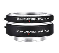 Juego de tubos de extensión macro de enfoque automático de 10 mm + 16 mm para cámaras DSLR (DG-NX)