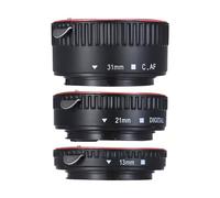 Juego de tubos de extensión macro de enfoque automático de 13 mm, 21 mm, 31 mm para adaptadores de lente de fotografía de primer plano S350 EF