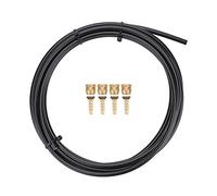 Juego de Tubos de Manguera de Freno Hidráulico de Bicicleta de y 5,4 Mm, Tubo de Manguera de Freno de Disco Hidráulico de Bicicleta Negro con 4 Inserciones de Conector de