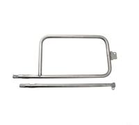 Juego de tubos para barbacoa de acero inoxidable para Weber Q300 Q320 Q3000 Q3200, incluye quemador en forma de P y tubo recto para cocinar al aire libre