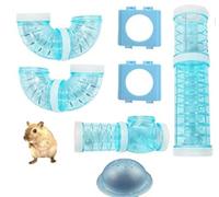 Juego de Tubos para Hámster, Juguetes Transparentes para Hámster, Juguete de Túnel de Conexión DIY, Observa Las Actividades Diarias de Tu Mascota y Sus de Cerca (Verde 40 Libras