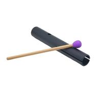 Juego de tubos Wah-Wah Tubo Wah de aluminio DEF Note, mini tubo portátil, meditación, sanación sonora, instrumentos percusión for niños, educación y aprendizaje(Black F Note 25cm)