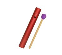 Juego de tubos Wah-Wah Tubo Wah Fiesta Regalos for principiantes Instrumento de música latina Banda acompañamiento Tono Güiro(Red)