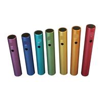 Juego De Tubos Wah-Wah Tubo Wah-Wah Profesional con Sonido de Rana, Percusión Portátil for Musicoterapia, Educación Temprana, Banda, Yoga, Meditación, Bonito Regalo(Set 7 PCS)