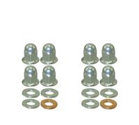 Juego de tuercas bellotas para cabeza de motor de 7mm, Compatible con Pit Bike ATV Quad de 125cc y 140cc(2 Sets)