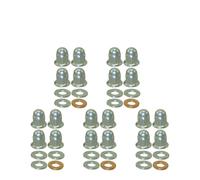 Juego de tuercas bellotas para cabeza de motor de 7mm, Compatible con Pit Bike ATV Quad de 125cc y 140cc(5 Sets)
