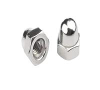 Juego de tuercas de bellota M3 M4 M5 M6 M8 M10 M12 140/90 Uds., cubierta hexagonal de acero inoxidable 304, Kit surtido de tuercas ciegas con tapa de cúpula(M3-M12-140pcs)