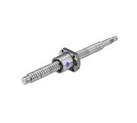 Juego de tuercas de husillo de bolas de alta precisión 1605 2005 2505 2510 3205 3210 4005 4010 Procesamiento de rodamientos de tornillo de rosca inversa(2505 Machined,400mm)