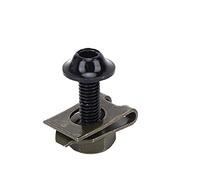 Juego de tuercas de montaje de motocicleta, Yosoo kit de pernos de cuerpo de carenado de pernos M5 10 Uds Tuerca de clip de sujeción de velocidad de aguja de tornillo(Negro) for carenado moto cbr csuj