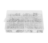 Juego de Tuercas de Remache de Acero Inoxidable de 205 Piezas Kit de Herramientas de Tuercas de Inserto de Cabeza Plana Mixta para Tubería de Placa de Metal Ensamblaje Industrial