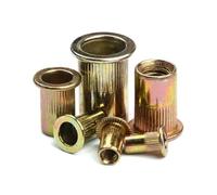 Juego De Tuercas De Remache Roscadas De 10-50 Uds., Cubierta De Inserción De Remache Roscado De Cabeza Plana, Kit Surtido De Prensado De Remaches M3/4/5/6/8/10/12(M10(20PCS))