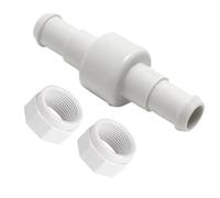 Juego de tuercas giratorias D20 para manguera limpiadora de piscinas D15 | Conecta las mangueras de alimentación de manera eficiente para mantener un rendimiento suave de limpieza de la piscina.