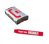 Juego de tuercas hexagonales TOX L-BOXX Mini DIN 934 (670 uds) + metro 2 m rojo, 6 tamaños en caja clasificadora adaptable, 094909164