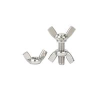 Juego de tuercas perno ala mariposa acero inoxidable 304, cabeza, tornillo pulgar, garra, tornillos apriete manual, DIN316, M3, M4, M5, M6, M8, M10, 1-5 uds(M4x35mm-5pcs)