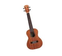 Juego De Ukelele Con Tapa Sólida 26 Pulgadas Hecho Enteramente Caoba Instrumento Para Adultos Ukelele