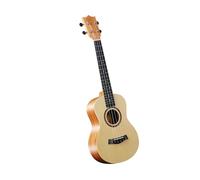 Juego De Ukelele Con Tapa Sólida 26 Pulgadas Instrumento Práctica Para Adultos Madera Abeto Ukelele