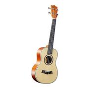 Juego De Ukelele Profesional Tapa Sólida 26 Pulgadas Instrumento Para Adultos Madera Abeto Y Caoba Ukelele