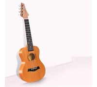 Juego De Ukelele Tapa Sólida Estilo Rock Portátil 23 Pulgadas Para Principiantes Y Adultos Ukelele(Natural wood color)