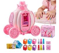 Juego de uñas para niñas - Juguetes educativos de belleza | Juego de uñas de rol | Para cumpleaños, vacaciones, citas, sala de juegos, viajes, hogar, escuela, aula, , evento temático, sala de