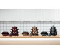 Juego de utensilios de cocina de 17 piezas Royalty Line : Plateado / RLES1014M