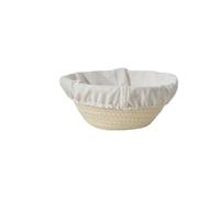 Juego de utensilios de cocina hechos a mano para fermentación de cuerda de algodón para el hogar, cesta de almacenamiento 01