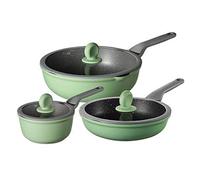 Juego de Utensilios de Cocina, Olla para Sopa, sartén, Herramienta de Cocina Antiadherente, Cocina de Inducción, Fideos con Leche, Wok, cazuela