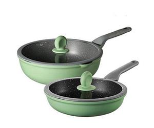 Juego de Utensilios de Cocina, Olla para Sopa, sartén, Herramienta de Cocina Antiadherente, Cocina de Inducción, Fideos con Leche, Wok, cazuela