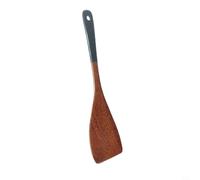 Juego de utensilios de madera con diseño de cuchara y pala para cocinar sin sartenes y preparación de comidas en casa o (33)