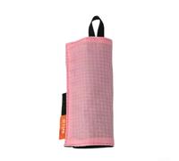 Juego de utensilios de senderismo ultraligero 13.7cm compacto para | Cabezales de acero inoxidable, mangos de titanio, agarre ergonómico, apto para lavavajillas, resistente a la corrosión (rosa)