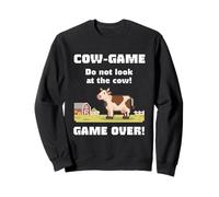 Juego de Vacas No mires el Juego de la Vaca sobre Juegos de 8 bits Sudadera