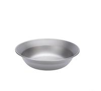 Juego de vajilla de camping al aire libre con plato, cuenco y plato, ligero para aventuras de mochilero y senderismo, viene con una práctica bolsa de almacenamiento (750 ml)