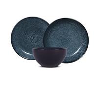 Juego de vajilla de porcelana estilo palacio, juego de vajilla de cocina de 43 piezas, juego de platos y cuencos para 8 personas, juego de vajilla de cerámica, juego de platos de porcelana para la ce