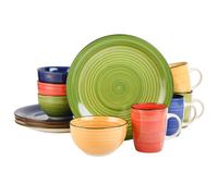 Juego de vajilla Gibson Home Vibes para 4 (12 piezas) en colores surtidos