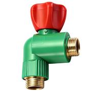 Juego de válvula de ángulo, control de salida a prueba de fugas, dispositivo regulador de flujo del grifo, componente hidráulico a presión para instalación de calentador de agua baño cocina