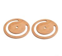 Juego de válvulas inferiores de cuero, 2 piezas para bomba de boquilla de lanzador, bomba de prensa manual compatible con una variedad de bombas para un rendimiento suave