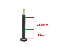 Juego de válvulas tubeless Presta carbono Barbieri Carbonaria ( Negro / 45 mm )