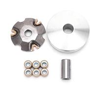 Juego de Variador de Aleación de Aluminio + ABS, Reemplazo Completo de Rueda Motriz de Rodillo de Montaje de Variador para Scooter GY6 50cc 80cc 139QMa 139QMB