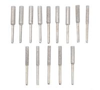 Juego de varillas de afilar de motosierra de diamante para mini motosierras portátiles se adapta a 4 mm, 4,8 mm, 5,5 mm de paso de cadena para una restauración precisa del perfil de dientes