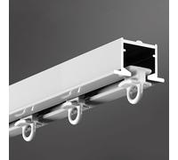 Juego de varillas de ducha empotrables a prueba de óxido, sistema Hid K, diseño recto ajustable, riel de aluminio fácil de cortar para apartamentos y hospitales, modernización de baño