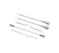 Juego de varillas de empuje E-flite con horquilla para F-14 Tomcat de 40 mm, bimotor EFL01457, accesorios y conexiones para avi n