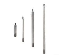 Juego de varillas de extensión indicador, 4 piezas M2. vástago roscado para calibre, para varillas adaptadoras de calibre de profundidad HSS 25/50/75/100 mm, herramienta de medición intercambiable
