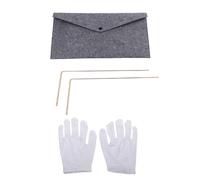 Juego de varillas de radiestesia de cobre puro al 99.9% con péndulo, herramientas de adivinación telescópica y detección psíquica para encontrar agua, localización mineral, energía Ther(3 piezas)