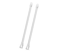 Juego de varillas de tracción para cortina de ventana, extensión de varita ciega de 43cm para decoración de ventanas de hogar y oficina, ciego Vertical transparente
